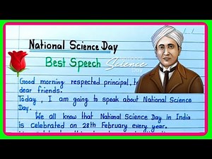 National Science Day Speech In English 2025 || Science Day Speech || Speech On Science Day