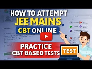 JEE Main CBT Exam Interface Explained | Full NTA Online Test Demo (2026)