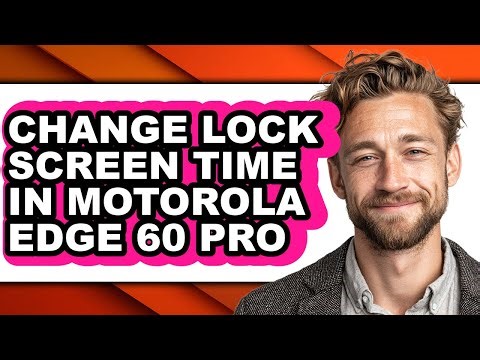 How to Change Lock Screen Time in Motorola Edge 60 Pro (only Way)