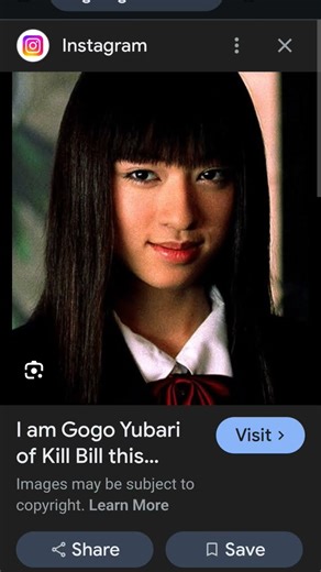 gogo yubari kill Bill película
