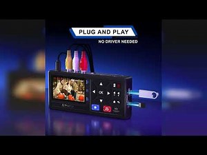 Review: Portta VHS to Digital Converter, Video to Digital Recorder with Remote, Compatible wit...
