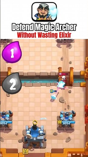 Cheapest Elixir Counter That Make Magic Archer Look Weak✅|#clashroyale #gaming
