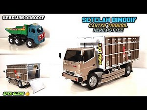 Modify a plastic truck into a CANTER TRONDOL HEREX STYLE spec 🤙