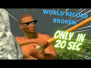 New world record speedrun Getting over it only 20 seconds