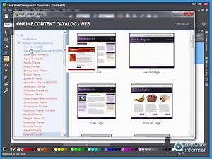 Xara Web Designer Premium video demo