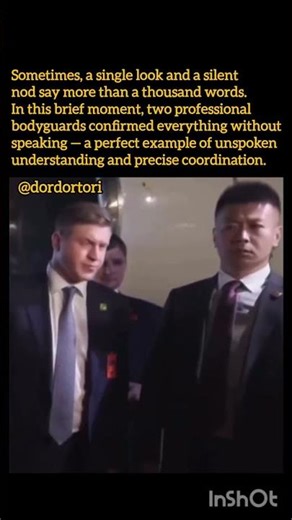 Sometimes, a single look and a silent nod say more than a thousand words, #Bodyguards #SecurityTeam