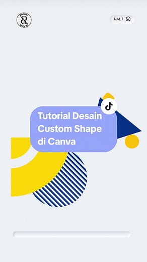 Tutorial Desain Custom Shape di Canva