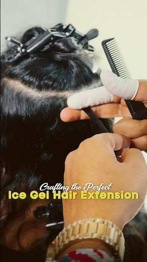 Ever wondered how Ice Gel Hair Extensions are created? ✨