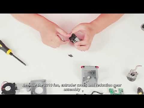 Flashforge Adventurer 5M how to disassemble and reassemble the extruder.