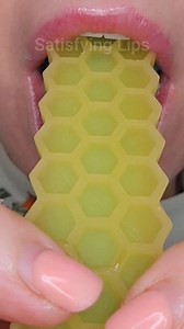 1.4M views · 5.4K reactions | ASMR Satisfying Eating Wax Honey Comb  #asmr #honey #satisfyinglips | Satisfying Lips | Facebook