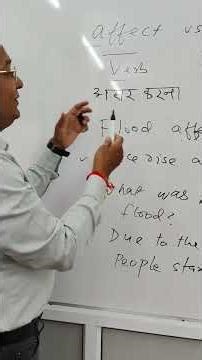 affect vs effect 🙋 #englishlearning education #englishgrammar #affect #effect #shorts