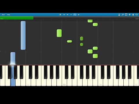 Popcorn Song - Gershon Kingsley - Easy Piano Cover - (Synthesia)