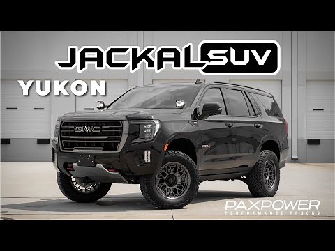 2025 GMC Yukon AT4 Off-Road Package by PaxPower - Coilover Suspension with Available Supercharger