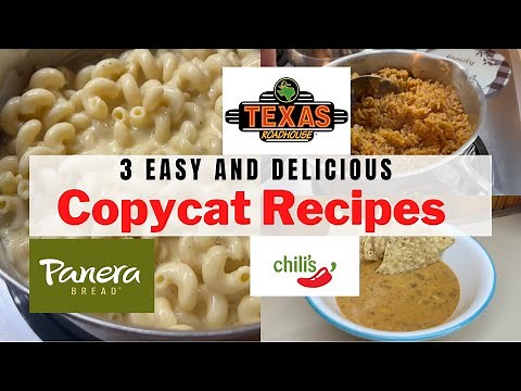 3 COPYCAT RESTAURANT RECIPES || MAKE YOUR FAVORITES AT HOME! || Easy and Delicious Recipes
