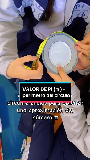 Experimento del número Pi (π) - Perímetro de la circunferencia