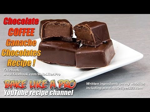 Easy Dark Chocolates Filled With Chocolate Coffee Ganache Recipe