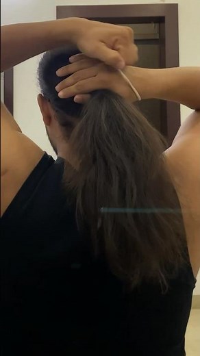 Ponytail hairstyle for men | Lambe Baal