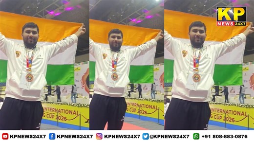 KP News 24x7 on Instagram: "MD.Parvez Khan got Silver Medal in 5th India open International Kick boxing Championship."