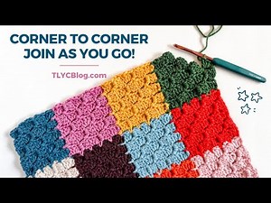 THIS Crochet Join Saves Hours of Work [C2C JAYG] | Make my 2026 Year-Long Blanket!