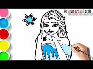 Learn to Draw Princess Elsa from Frozen – Step-by-Step for Kids!