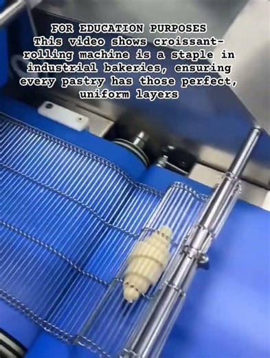Industrial Croissant Machine #croissant #pastry #baking #foodie #satisfying #bakerylife