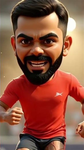 Virat vs Dhoni fox race #ai #virat #dhoni #rcb #csk #ipl #cricket #cartoon #telugu #comedy #funny