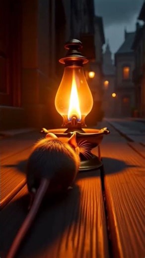 "Rat Sees the Light 🐀💡"#ai #trending #viral #ytshorts #animation #music #remix