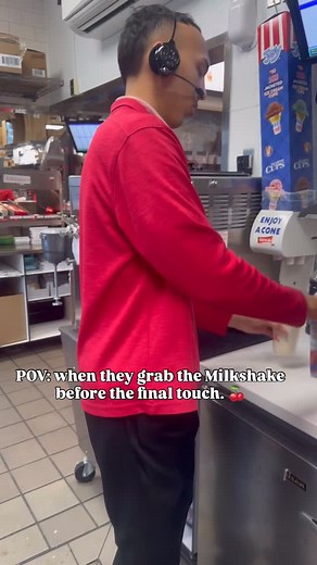 Every Milkshake deserves its cherry, and we make sure it gets the perfect finishing touch every time. Stop by Chick-fil-A Martin Plaza and treat yourself to one today! #chickfila #martinplaza #milkshake #cherry | Chick-fil-A Martin Plaza