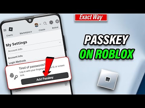 How to Add Passkey on Roblox 2026 | How To Set Up Passkey In Roblox