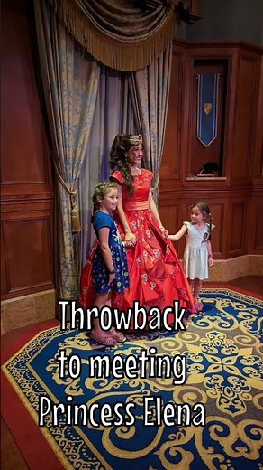 Throwback: Meeting Princess Elena of Avalor! 👑✨