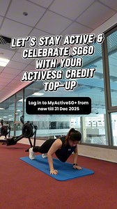 All ActiveSG members will receive a one-off SG60 ActiveSG Credit Top-up of $100 as announced during #SGBudget2025. This aims to encourage everyone to lead a healthier and more active lifestyle through sports. 🏋️🎾 You can sign up for the free ActiveSG membership and use these credits to offset fees to book ActiveSG facilities and programmes. To find out more: go.gov.sg/sg60asgcredits #MOFSupportForYou #ActiveSG #SG60 | Ministry of Finance (Singapore)