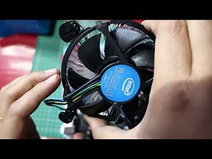 How to Install an Intel CPU Cooler on an H61 LGA 1155 Motherboard