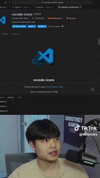 vscode-icons #vscode #coding #milerdev