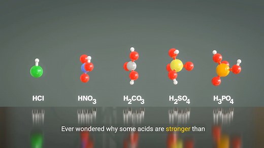 Understanding Acid Strength: Molecular Structures of 5 Key Acids Explained Explore the molecular structures of hydrochloric, nitric, sulfuric, phosphoric, and chromic acids in this detailed chemistry tutorial. Learn how electronegativity, bond polarity, and resonance stabilization influence their acid strengths. This video uses clear diagrams and explanations to help students and science enthusiasts grasp the relationship between molecular structure and acid strength. Perfect for educators and l