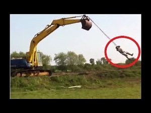 Heavy Equipment Accidents Caught On Tape Excavator FAILS WIN 2017 Construction Machine Dis