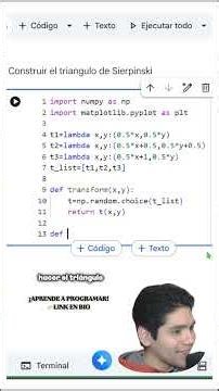 Construimos el Triángulo de Sierpinski en Python 🔺🐍
