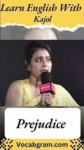 Prejudice Meaning - Learn Vocabulary With Kajol #englishtips #learnenglish #languagelearning #kajol