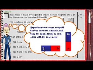 Q6 L1 Magnetism Ch3 Electricity (magnetic poles) IGCSE past papers