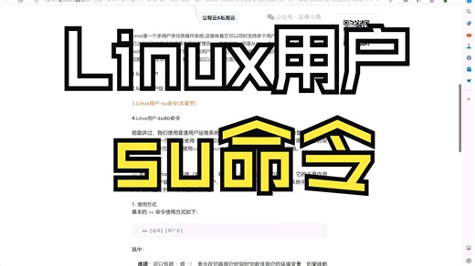 Linux用户-su命令