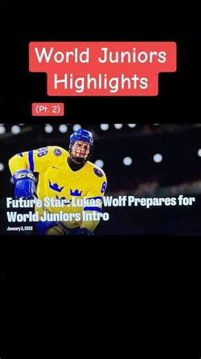 World Juniors Highlights (PT. 2) #nhl #aicharacter #beapro #hockey #gaming #fyp #viral #nhl26