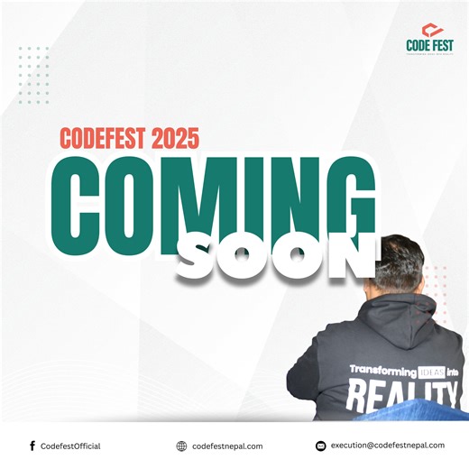 3.5K views · 41 reactions | The wait is almost over! CodeFest 2025 — Nepal’s biggest hackathon is COMING SOON! Get ready to transform ideas into reality  #CodeFest2025 #HackathonNepal #CodeForChange #InnovationStartsHere | CODE FEST | Facebook