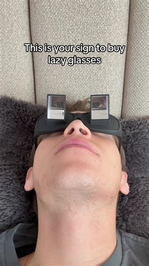 Experience Comfortable Reading with Lazy Glasses