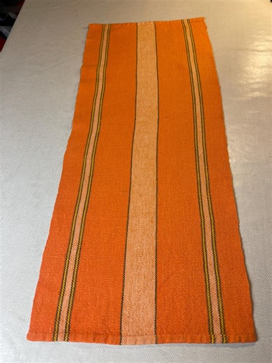 Handwoven Table Runner in Nice Colors - Orange - Etsy