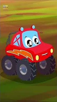 Catch Me If You Can HHMT With Little Red Car #shorts #babysongs #cartoon 9x16