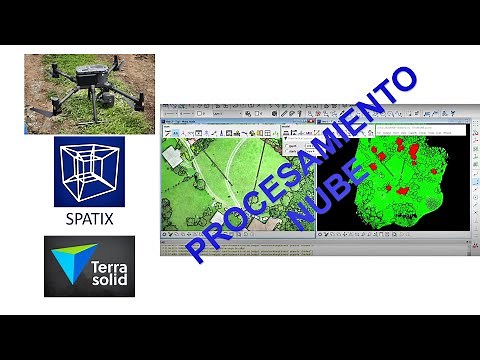 Procesamiento nube LIDAR SPATIX + TERRASOLID | LIDAR Drone Matrice 300 RTK