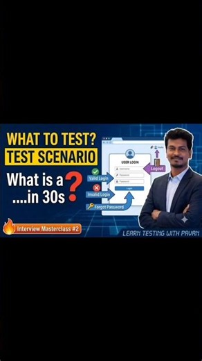 What is a Test Scenario? | Manual Testing Interview Question #2