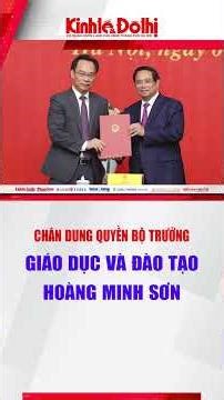 Portrait of Acting Minister of Education and Training Hoang Minh Son