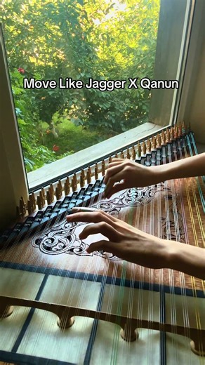 A Good Day To Record With Clean Lyrics.🙂‍↕️#qanun #worldmusic #brunomars #instrumentalcover