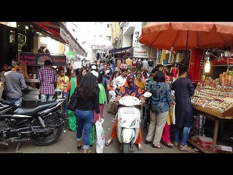 Walking through "Chauta Bazaar" - A Very Busy Ladies Street Market in Surat, Gujarat, India.