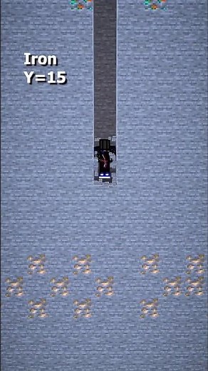 Minecraft Y Levels For Every Ore #minecraft #shorts